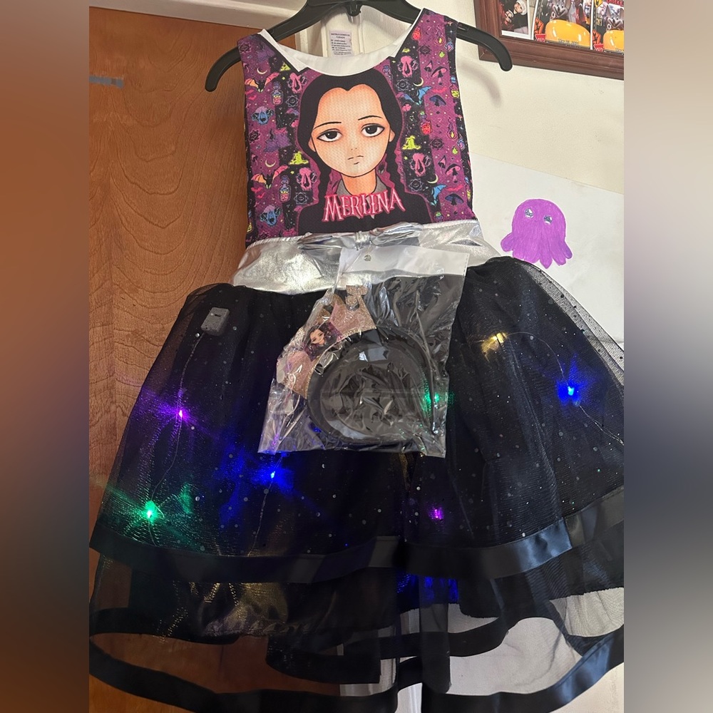 Vestido de merlina (Wednesday)